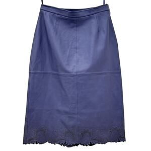 VTG Pamela McCoy leather skirt